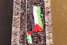 Puluhan Ribu Orrang di Dunia Demo Dukung Gaza