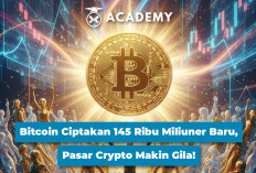 Bitcoin Ciptakan 145 Ribu Miliuner Baru, Pasar Crypto Makin Panas