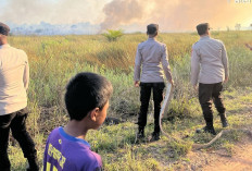Lahan Gambut Kembali Terbakar, Tim Gabungan Hadang Api Agar Tak Meluas