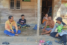 Jaga Kamtibmas, Polsek Buay Pemaca Sambangi Rumah Warga