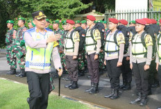 Ratusan Personel Polres OKU Bergerak Amankan TPS