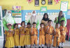 Puskesmas Buay Pemaca Berikan Obat Cacing ke Siswa TK