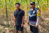 Dukung Ketahanan Pangan dan Jaga Kamtibmas, Personel Polsek Muaradua Kisam Sambangi Petani Jagung