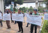 Gelar Aksi Demo, Puluhan Massa Desak Kejati Usut Dugaan Korupsi di KPU OKU Selatan