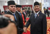 Presiden Prabowo masih didampingi oleh Mayor Teddy, Ajudan TNI-Polri Presiden Prabowo Masih Proses Seleksi