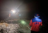 BPBD OKU Selatan bersihkan material longsor tutup ruas jalan di Desa Vila