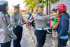 Polres OKU Selatan bagikan helm gratis untuk budaya tertib lalin
