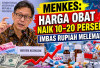 Menkes: Harga Obat Naik 10–20 Persen Imbas Rupiah Melemah